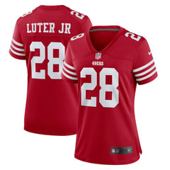 Darrell Luter Jr. Women's Game Jersey - San Francisco 49ers Jerseys