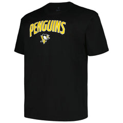 NHL Pittsburgh Penguins Profile Big & Tall Arch Over Logo T-Shirt