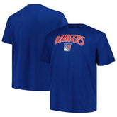 NHL New York Rangers Profile Big & Tall Arch Over Logo T-Shirt
