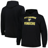NHL Pittsburgh Penguins Profile Big & Tall Arch Over Logo Pullover Hoodie