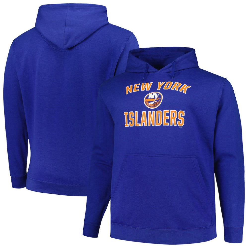 NHL New York Islanders Profile Big & Tall Arch Over Logo Pullover Hoodie
