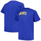 NHL St. Louis Blues Profile Big & Tall Arch Over Logo T-Shirt