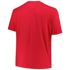 NHL New Jersey Devils Profile Big & Tall Arch Over Logo T-Shirt