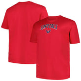 NHL Washington Capitals Profile Big & Tall Arch Over Logo T-Shirt