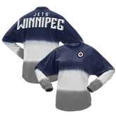 NHL Winnipeg Jets Fanatics Women's Ombre Long Sleeve T-Shirt