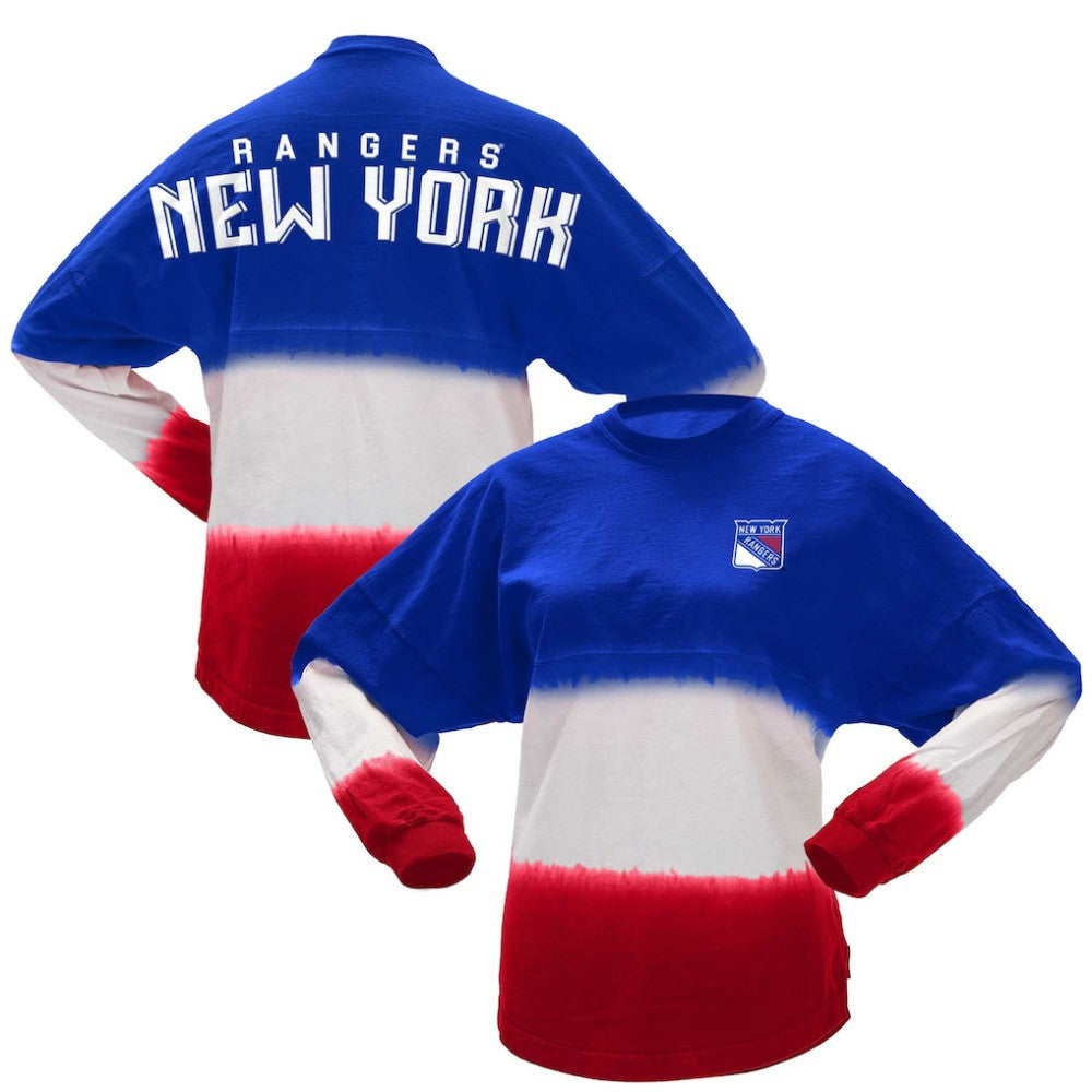 NHL New York Rangers Fanatics Women's Ombre Long Sleeve T-Shirt