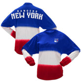 NHL New York Rangers Fanatics Women's Ombre Long Sleeve T-Shirt