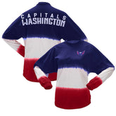 NHL Washington Capitals Fanatics Women's Ombre Long Sleeve T-Shirt