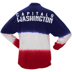 NHL Washington Capitals Fanatics Women's Ombre Long Sleeve T-Shirt