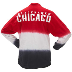 NHL Chicago Blackhawks Fanatics Women's Ombre Long Sleeve T-Shirt