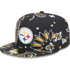 Paisley 59FIFTY Fitted Hat - Pittsburgh Steelers Hats