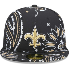 Paisley 59FIFTY Fitted Hat - New Orleans Saints Hats