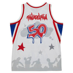 Mitchell & Ness Philadelphia 76ers x Tats Cru Hardwood Classics Fashion Jersey sale