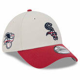 Khaki/Red Chicago White Sox New Era 2024 Fourth of July 39THIRTY Flex Hat