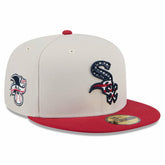 Khaki/Red Chicago White Sox New Era 2024 Fourth of July 59FIFTY Fitted Hat