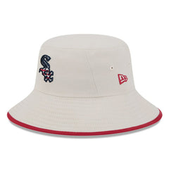 Khaki Chicago White Sox New Era 2024 Fourth of July Bucket Hat