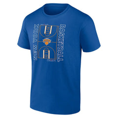 New York Knicks Michelob Ultra Full Court T-Shirt - Blue shop