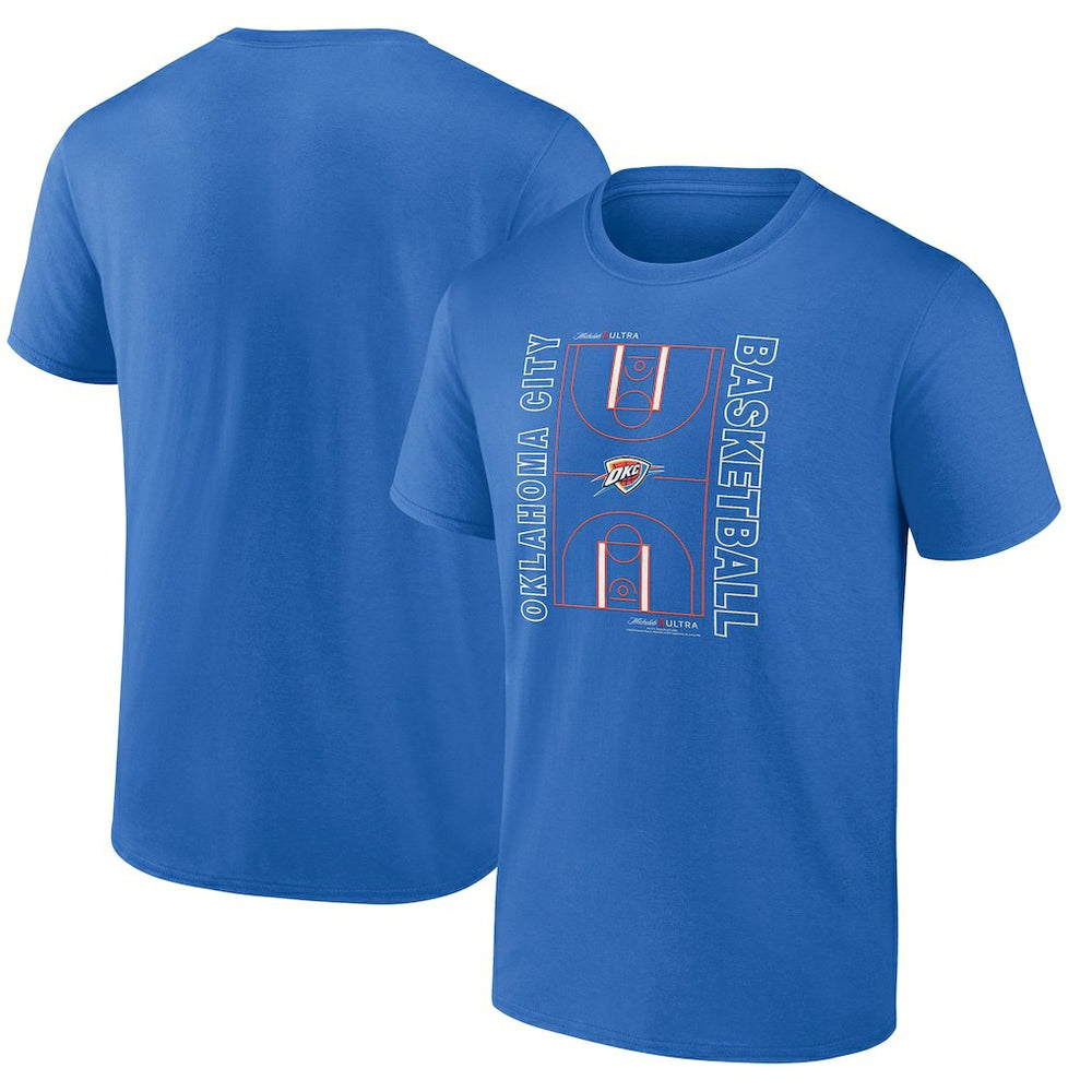 Oklahoma City Thunder Michelob Ultra Full Court T-Shirt - Blue sale