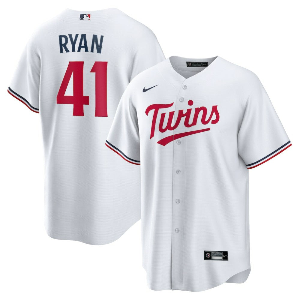 White Joe Ryan Minnesota Twins Nike Home Replica Player Jersey