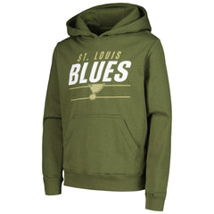 NHL St. Louis Blues Levelwear Youth Podium Fleece Pullover Hoodie