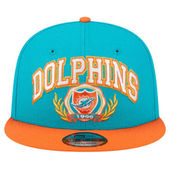Team Establish 9FIFTY Snapback Hat - Miami Dolphins Hats