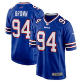 Andrew Brown Game Jersey - Buffalo Bills Jerseys