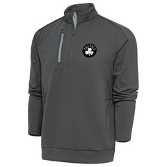 Boston Celtics Antigua Metallic Logo Generation Quarter-Zip Top