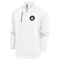 Boston Celtics Antigua Metallic Logo Generation Quarter-Zip Top