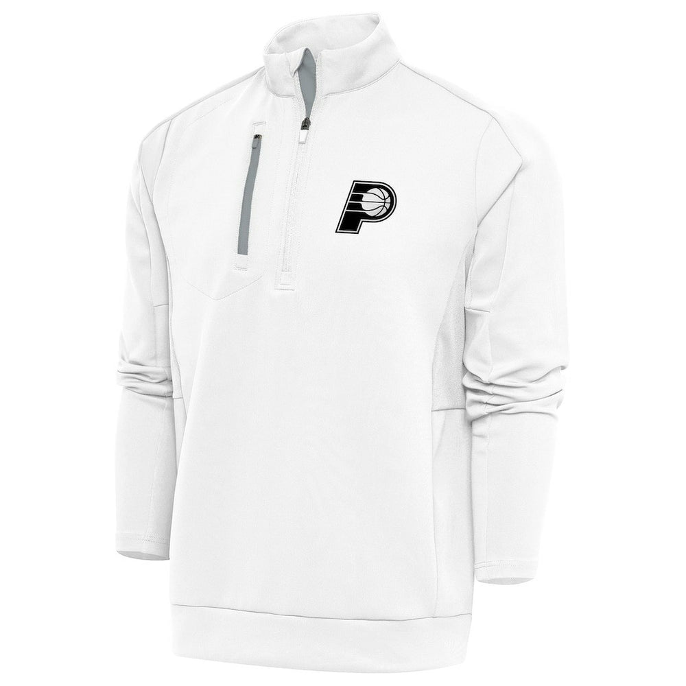 Indiana Pacers Antigua Metallic Logo Generation Quarter-Zip Top
