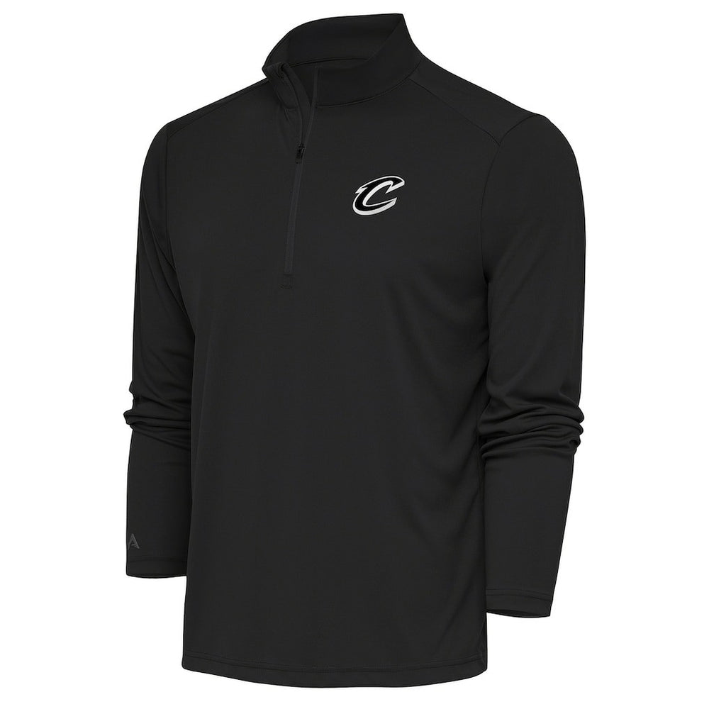 Cleveland Cavaliers Antigua Metallic Logo Tribute Quarter-Zip Top sale