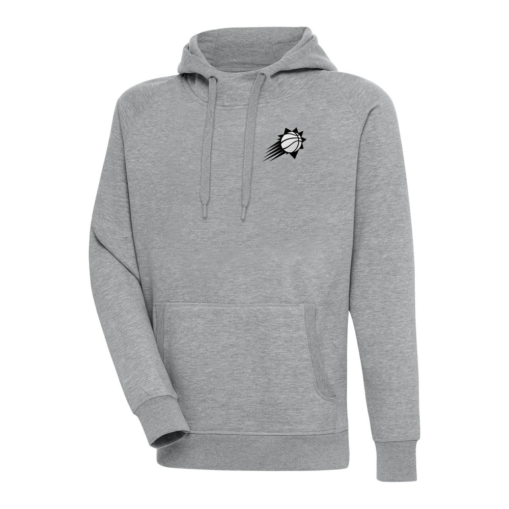 Phoenix Suns Antigua Metallic Logo Victory Raglan Pullover Hoodie