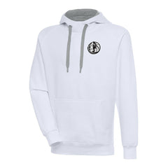 Dallas Mavericks Antigua Metallic Logo Victory Raglan Pullover Hoodie sale