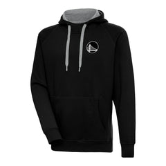 Golden State Warriors Antigua Metallic Logo Victory Raglan Pullover Hoodie sale