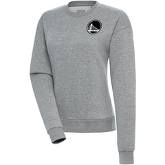 Golden State Warriors Antigua Women's Brushed Metallic Victory Pullover Sweatshirt - Heather Gray cheap