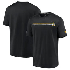NHL Boston Bruins Fanatics Authentic Pro Centennial Banner T-Shirt