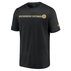NHL Boston Bruins Fanatics Authentic Pro Centennial Banner T-Shirt