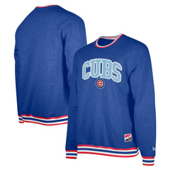 Royal Chicago Cubs New Era Pullover Sweatshirt