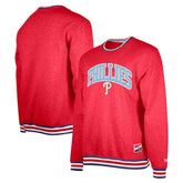 Red Philadelphia Phillies New Era Pullover Sweatshirt
