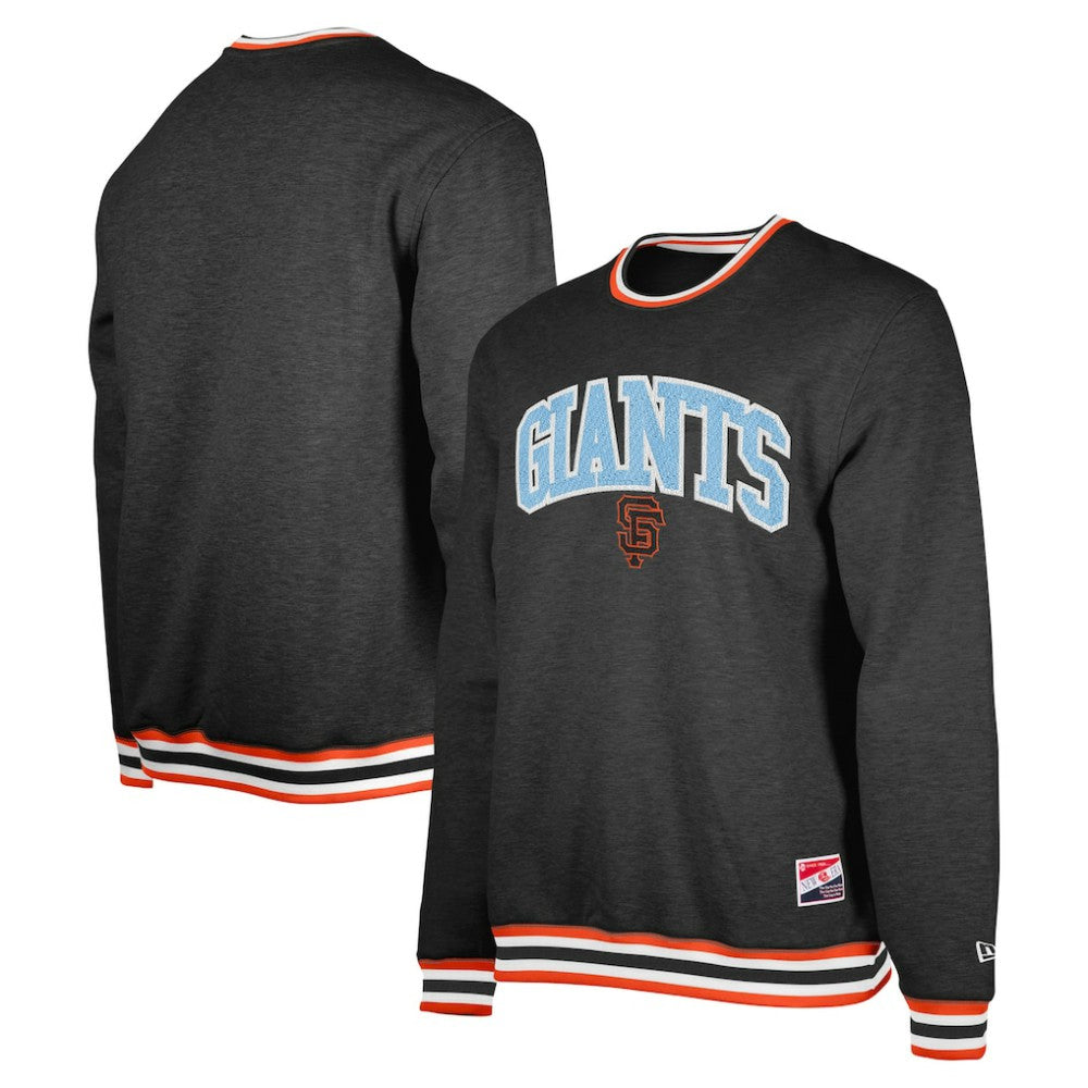 Black San Francisco Giants New Era Pullover Sweatshirt