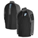 Black San Francisco Giants New Era Father's Day Raglan Quarter-Zip Top