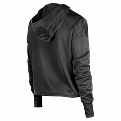 Black San Francisco Giants New Era Women's Half-Zip Hoodie