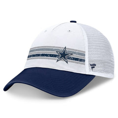 Fundamentals Flawless Stripe Trucker Adjustable Hat - Dallas Cowboys Hats