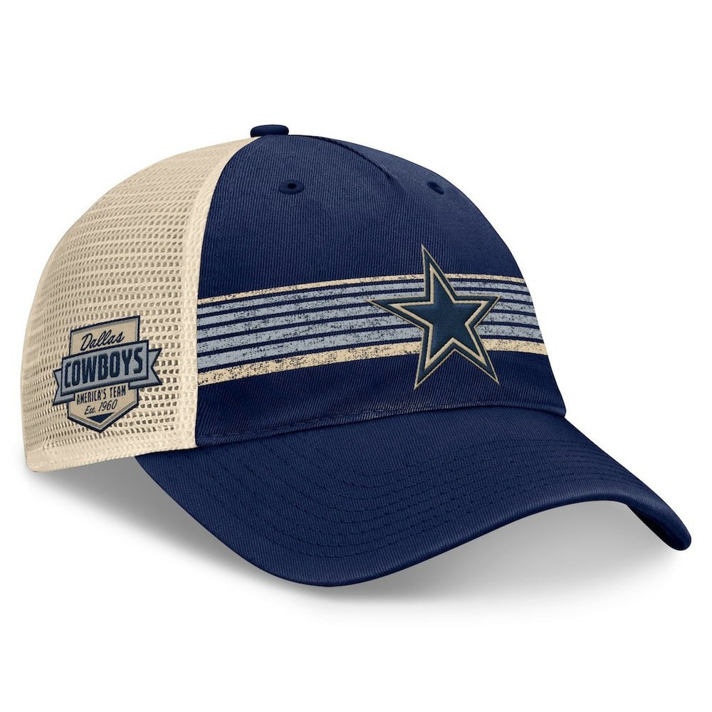 Fundamentals Stripes Trucker Adjustable Hat - Dallas Cowboys Hats