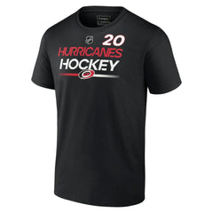 NHL Sebastian Aho Carolina Hurricanes Fanatics Authentic Pro Prime Name & Number T-Shirt