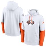 Throwback Logo Club Tri-Blend Pullover Hoodie - Cleveland Browns Hoodies