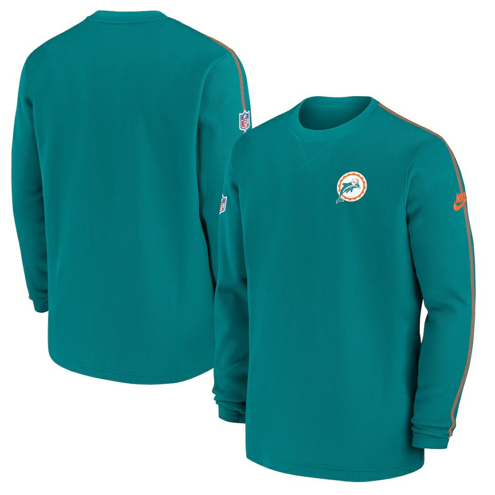 Alternate Logo Coach Long Sleeve Top - Miami Dolphins Tops