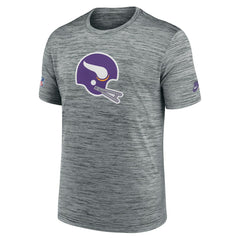 Sideline Velocity Throwback Logo Dri-FIT T-Shirt - Minnesota Vikings T-shirts