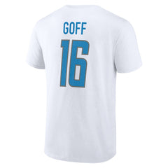 Jared Goff Icon Player Name & Number T-Shirt - Detroit Lions T-shirts
