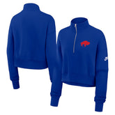 Women's Rewind Phoenix Half-Zip Sweatshirt - Buffalo Bills Sweatshirts