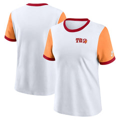 Women's Rewind Ringer T-Shirt - Tampa Bay Buccaneers T-shirts